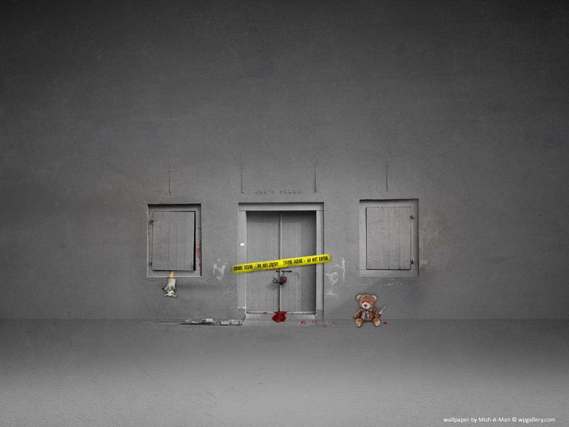 Crime Scene for 1152 x 864 resolution