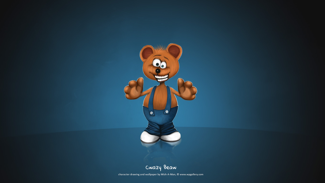 Cwazy Beaw for 1280 x 720 HDTV 720p resolution
