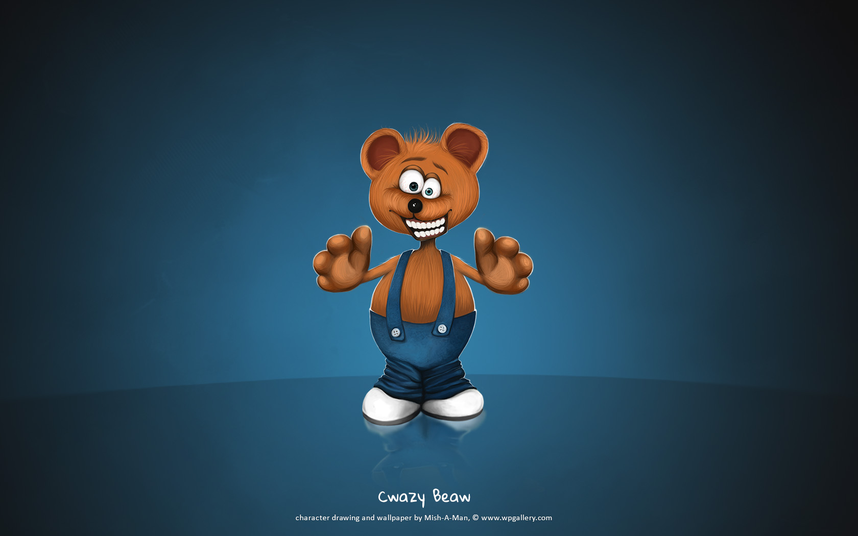 Cwazy Beaw for 1680 x 1050 widescreen resolution