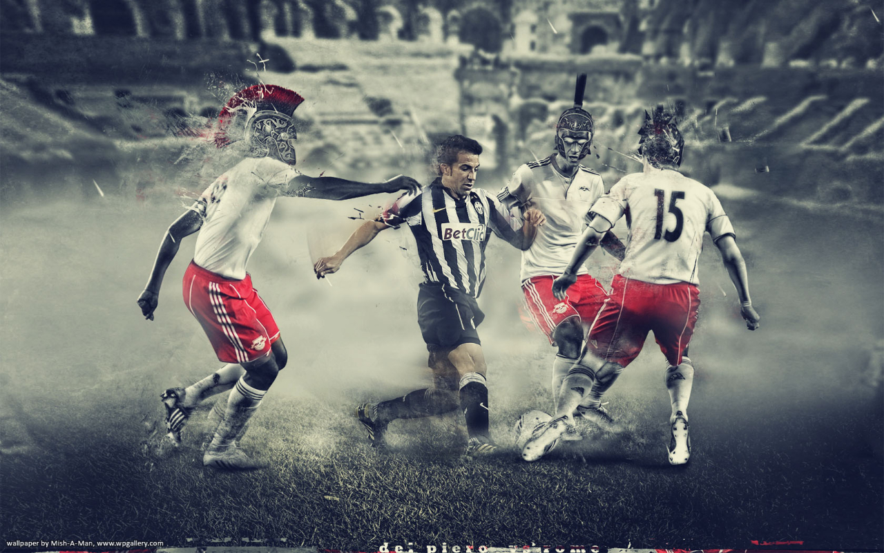 Del Piero vs Rome for 1280 x 800 widescreen resolution