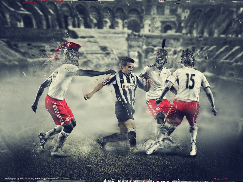 Del Piero vs Rome for 800x600m resolution