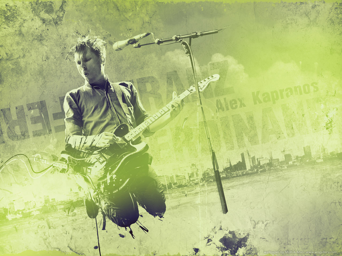 Franz Ferdinand - Alex Kapranos for 1152 x 864 resolution