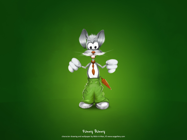 Funny Bunny for 640x480m resolution