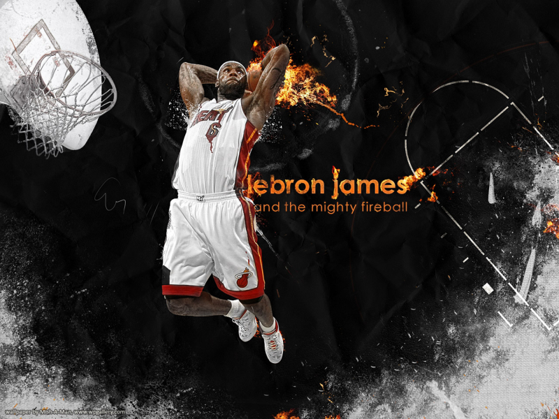 LeBron James for 800x600m resolution