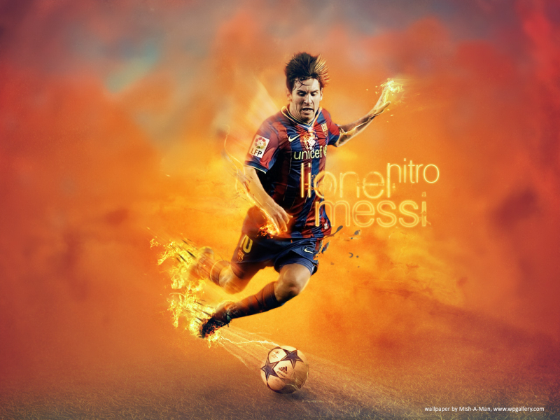 Lionel Messi for 800x600m resolution