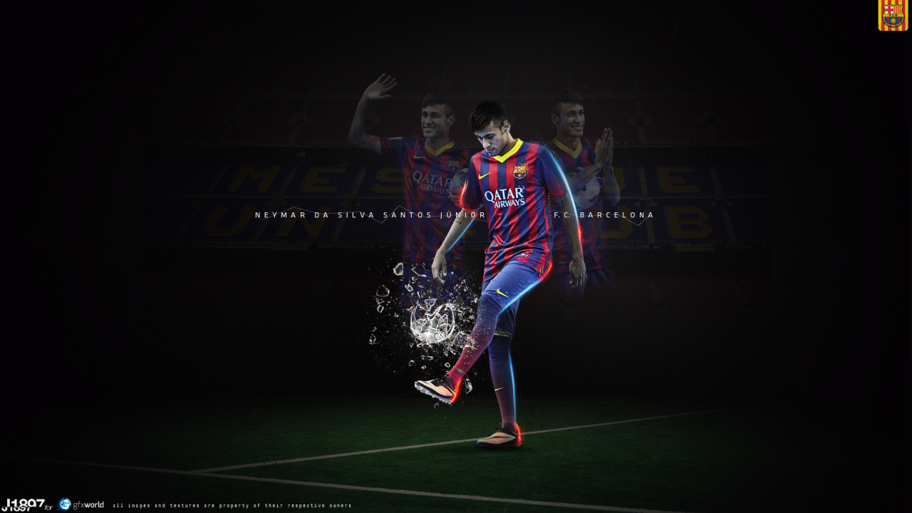 Neymar Jr. for 1280 x 720 HDTV 720p resolution