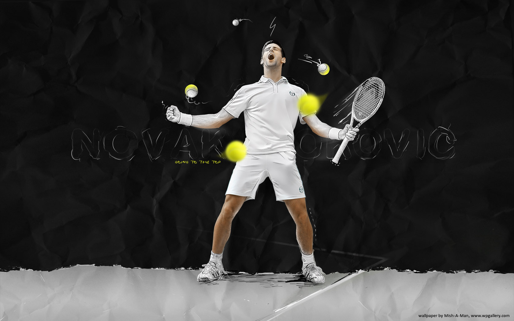 Novak Djokovic by Mish-A-Man