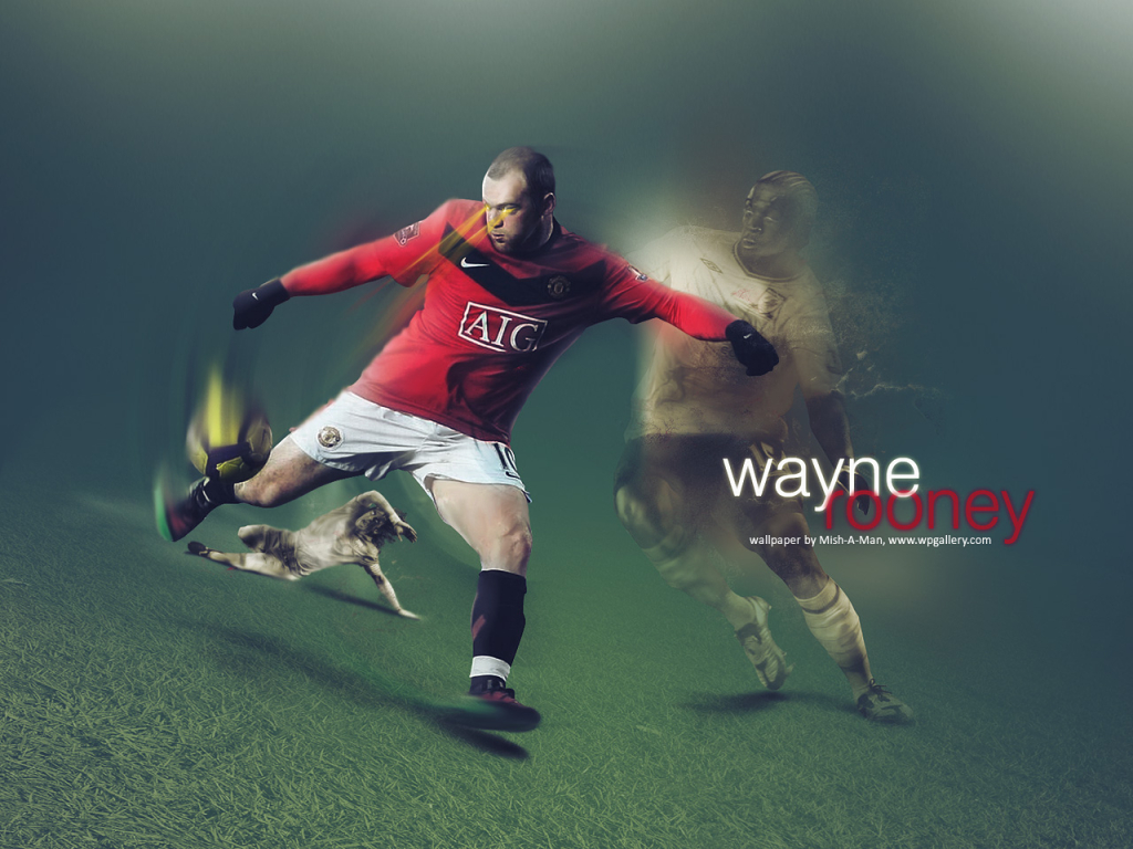 Wayne Rooney for 1024 x 768 resolution