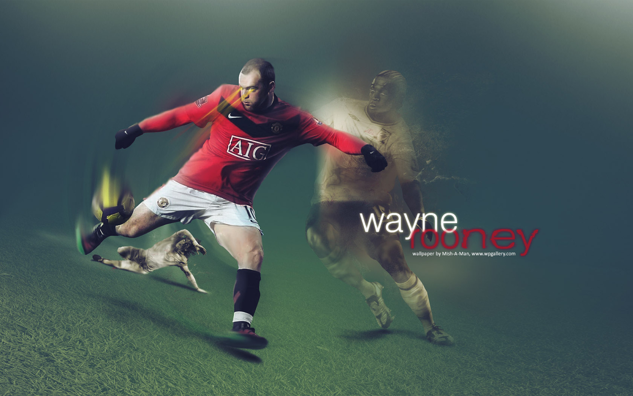 Wayne Rooney for 1280 x 800 widescreen resolution