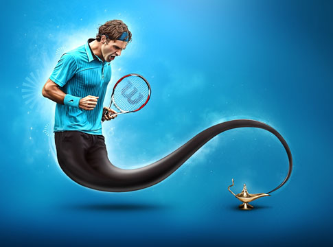 Roger Federer by  Rokas Meetis