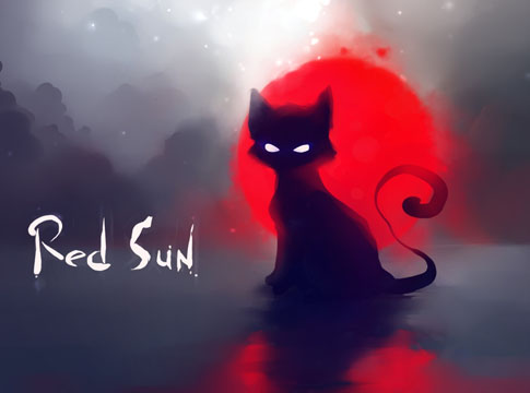 Red Sun by Apofiss